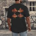Turkey Reading Books Shirt Thanksgiving Turkey Bookworm Men's Back Print T-Shirt Turkey Reading Books Shirt Thanksgiving Turkey Bookworm Men's Back Print T-Shirt