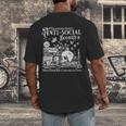 Unapologetically Anti Social Book Club Introvert Reader Men's Back Print T-Shirt Unapologetically Anti Social Book Club Introvert Reader Men's Back Print T-Shirt