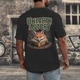 Unearth A Story Fox Reads a Book Men's Back Print T-Shirt Unearth A Story Fox Reads a Book Men's Back Print T-Shirt