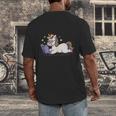 Unicorn Bookworm Believe In Yourself Cute And Inspirational Men's Back Print T-Shirt Unicorn Bookworm Believe In Yourself Cute And Inspirational Men's Back Print T-Shirt