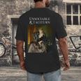 Unsociable And Taciturn Jane Austin Quote Book Classic Lit Men's Back Print T-Shirt
