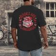 Valentine Book Lover Books Are My Love Language Women Girl Men's Back Print T-Shirt