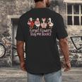 Valentine Cozy Goose Bookish Forget Flowers Buy Me Books Men's Back Print T-Shirt Valentine Cozy Goose Bookish Forget Flowers Buy Me Books Men's Back Print T-Shirt