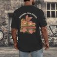 Valentine's Swooning Over Stories Cupid And Book Lover Tee Men's Back Print T-Shirt Valentine's Swooning Over Stories Cupid And Book Lover Tee Men's Back Print T-Shirt