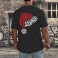 Vintage Retro Christmas Book Xmas Santa Hat Pajama Holiday Men's Back Print T-Shirt Vintage Retro Christmas Book Xmas Santa Hat Pajama Holiday Men's Back Print T-Shirt