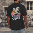 Vintage Space For Introverts I Need Space Men's Back Print T-Shirt Vintage Space For Introverts I Need Space Men's Back Print T-Shirt