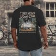 Vintage Tired Moms Book Club Bookish Booktrovert Men's Back Print T-Shirt Vintage Tired Moms Book Club Bookish Booktrovert Men's Back Print T-Shirt