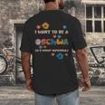 I Want To Be A Schwa Read Book Reading Librarian Men's Back Print T-Shirt