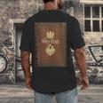 War And Peace Book Cover Men's Back Print T-Shirt