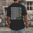 I Will Read Books On A Boat & Everywhere Reading Book Men's Back Print T-Shirt I Will Read Books On A Boat & Everywhere Reading Book Men's Back Print T-Shirt