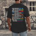 I Will Read Books On A Boat & Everywhere Reading Kids Book Men's Back Print T-Shirt