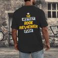 Women's Best Book Reviewer Critic Job Occupation Men's Back Print T-Shirt