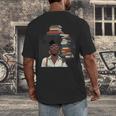 Women's Education Is Freedom Teacher Books Black History Month Men's Back Print T-Shirt