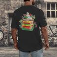 Women's History Month Black History Shirts Book Lover Teacher Men's Back Print T-Shirt