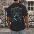 In A World Full Of Bookworms Be A Book Ninja Reading Reader Men's Back Print T-Shirt