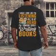 Writer Book Published Author Writers Men Women Men's Back Print T-Shirt Writer Book Published Author Writers Men Women Men's Back Print T-Shirt