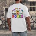 100 Days In The Book Fun 100 Days Of School Boy Girl Teacher Men's Back Print T-Shirt 100 Days In The Book Fun 100 Days Of School Boy Girl Teacher Men's Back Print T-Shirt