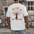 100 Days In The Books Reading Teacher 100th Day Of School Premium Men's Back Print T-Shirt 100 Days In The Books Reading Teacher 100th Day Of School Premium Men's Back Print T-Shirt
