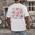 100 Days Of School Coquette Bow School Bus Pencil Books Men's Back Print T-Shirt 100 Days Of School Coquette Bow School Bus Pencil Books Men's Back Print T-Shirt