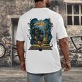 4 Books Are Portable Magic Bookish Reading Nerd Quote Men's Back Print T-Shirt 4 Books Are Portable Magic Bookish Reading Nerd Quote Men's Back Print T-Shirt
