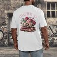 40th Birthday Chapter 40 Birthday Shirt Women Book Lover Men's Back Print T-Shirt