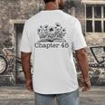 45th Birthday Chapter 45 Reading Book Lover Bookworm Teacher Men's Back Print T-Shirt
