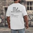 Abibliophobia The Fear Of Running Out Of Books Men's Back Print T-Shirt