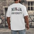 Antisocial NINJA UNIVERSITY Introvert Sarcastic Men's Back Print T-Shirt Antisocial NINJA UNIVERSITY Introvert Sarcastic Men's Back Print T-Shirt