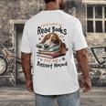 Basset Hound Dog Breed I Just Want To Read Books And Pet My Men's Back Print T-Shirt