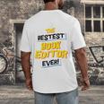 Best Book Editor Job Occupation Premium Tri-Blend Men's Back Print T-Shirt