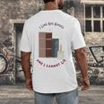 I Like Big Books Bookworm Tee Men's Back Print T-Shirt