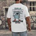 This Is My Book Character Costume Reading Book Lover Men's Back Print T-Shirt This Is My Book Character Costume Reading Book Lover Men's Back Print T-Shirt