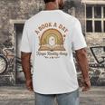A Book A Day Keeps Reality Away Reading Men's Back Print T-Shirt A Book A Day Keeps Reality Away Reading Men's Back Print T-Shirt