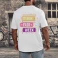Book Fair Bookworm Library Its Book Fair Week Men's Back Print T-Shirt