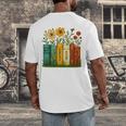 Book Flower 8647 Foxtrots Deltas Tangos Men's Back Print T-Shirt