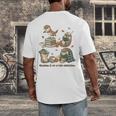 Book Lover Bookish Bookworm Reading Is My Otter-Obsession Men's Back Print T-Shirt