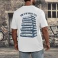 Book Lover Bookish Reader Bibliophile Book Nerd Titles Men's Back Print T-Shirt Book Lover Bookish Reader Bibliophile Book Nerd Titles Men's Back Print T-Shirt