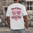 Book Lover Read Your Heart Out Teacher Kids Valentines Men's Back Print T-Shirt Book Lover Read Your Heart Out Teacher Kids Valentines Men's Back Print T-Shirt