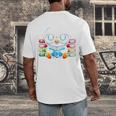 Book Lover Reading Penguin Men's Back Print T-Shirt Book Lover Reading Penguin Men's Back Print T-Shirt