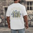 Book Lover Vintage Botanical Friends Premium Tri-Blend Men's Back Print T-Shirt Book Lover Vintage Botanical Friends Premium Tri-Blend Men's Back Print T-Shirt