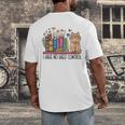 Book Lovers I Have No Shelf Control Men's Back Print T-Shirt