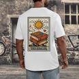 Book Reading Tarot Card The Reader Men's Back Print T-Shirt