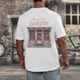 Take Me To The Book Store Librarians Valentine's Day Premium Men's Back Print T-Shirt