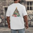 All Booked For Christmas Book Christmas Tree Lights Xmas Men's Back Print T-Shirt All Booked For Christmas Book Christmas Tree Lights Xmas Men's Back Print T-Shirt