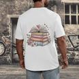 All Booked For Valentines Book Lover Romance Men's Back Print T-Shirt