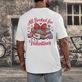 All Booked For Valentines Book Lover Teachers Men's Back Print T-Shirt All Booked For Valentines Book Lover Teachers Men's Back Print T-Shirt