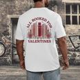 All Booked For Valentines Day Bookish Readers Book Lovers Men's Back Print T-Shirt
