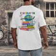 Books It's Okay To Be Kind Yellow Mental Health Day Kids Men's Back Print T-Shirt Books It's Okay To Be Kind Yellow Mental Health Day Kids Men's Back Print T-Shirt