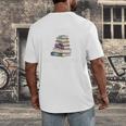 Books The Original Handheld Device Book Librarian Premium Men's Back Print T-Shirt