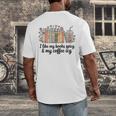 I Like My Books Spicy & My Coffee Icy Lover Bookworm Men's Back Print T-Shirt I Like My Books Spicy & My Coffee Icy Lover Bookworm Men's Back Print T-Shirt